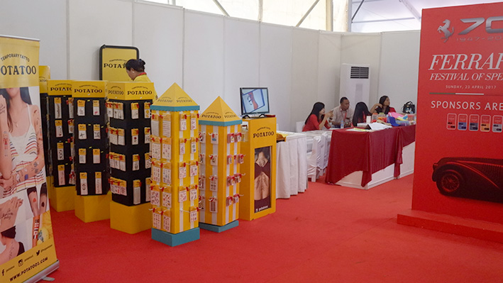 Potatoobooth at Ferrari Indonesia