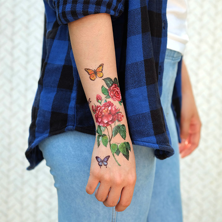flowers tattoo